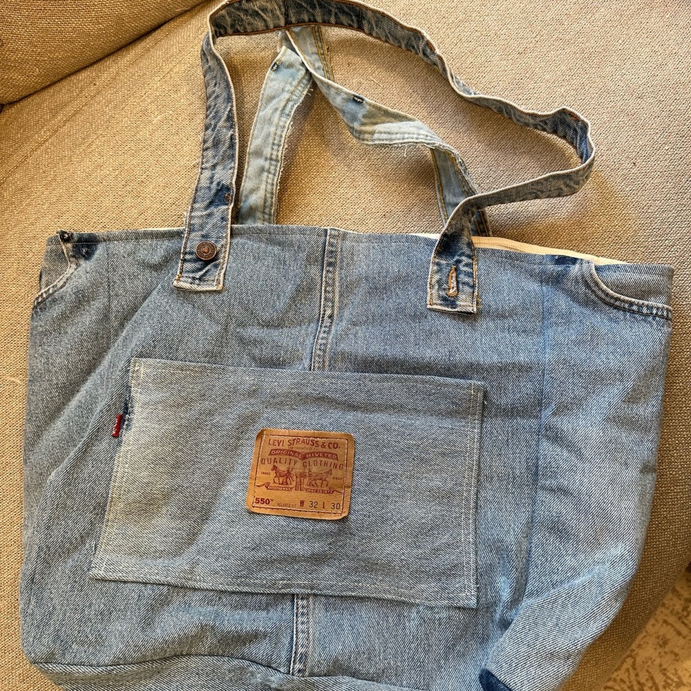 Handmade Denim Tote Bag
